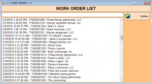 Gypsy - Work Order List